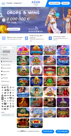 la aplicación e interfaz de TWIN CASINO