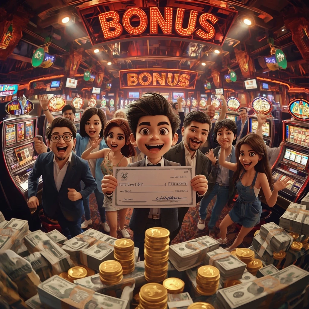 bono en las manos de un hombre en Twin Casino