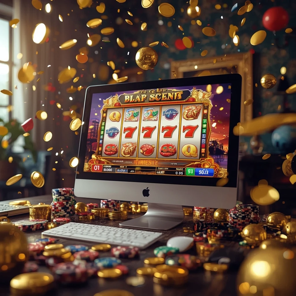 máquinas tragamonedas en el monitor TWIN CASINO