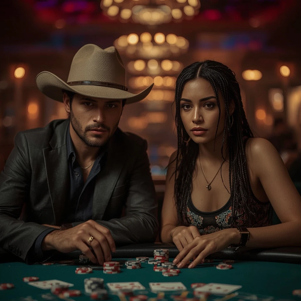 foto de dos jugadores de póquer TWIN CASINO